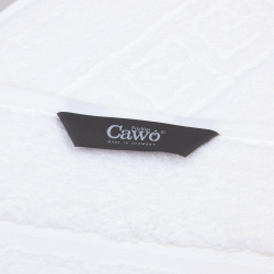 Махровое полотенце Noblesse 1001 белое от Cawo Германия