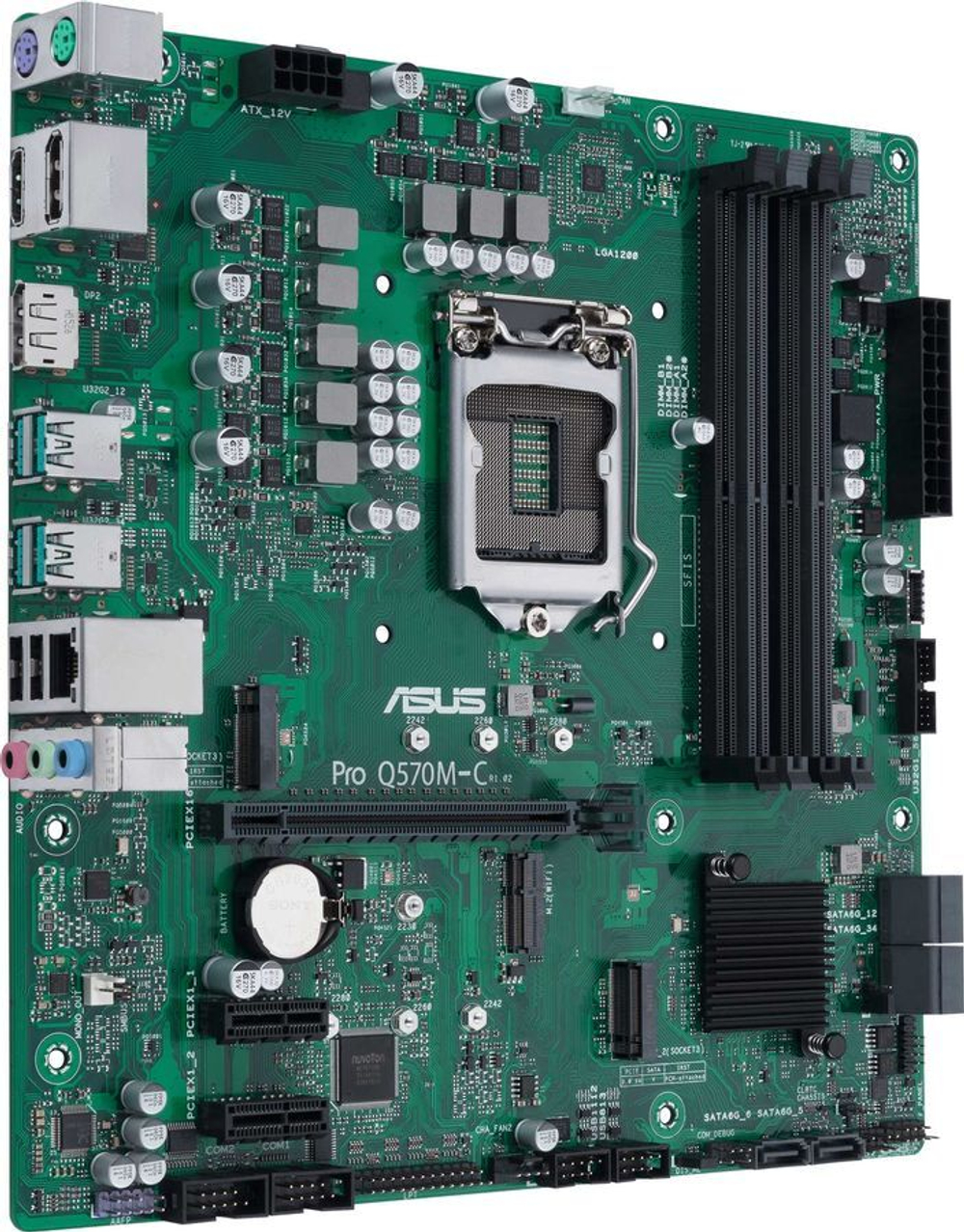 Материнская плата mATX ASUS PRO Q570M-C/CSM