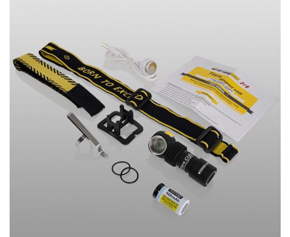 Фонарь Armytek Tiara C1 Pro Magnet USB+18350 / XP-L / 900 лм / 70°:120° / 1x18350 / 1xRCR123