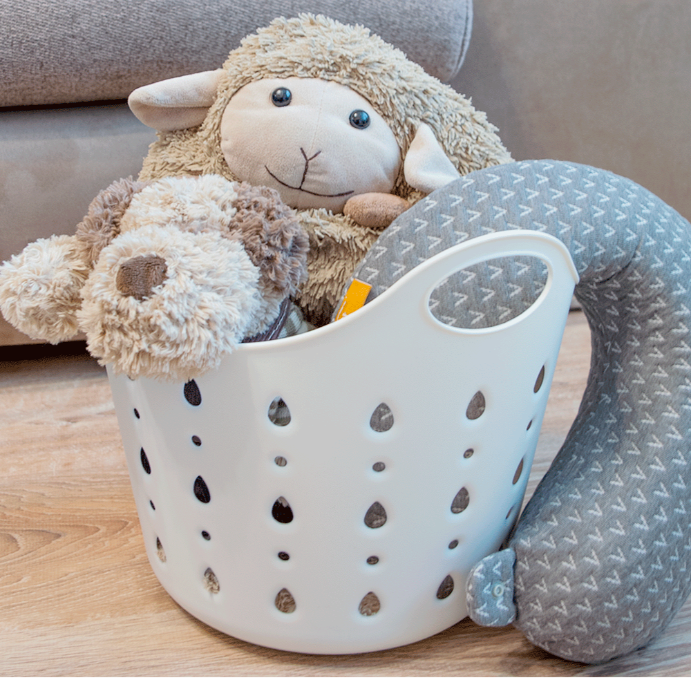 Корзина CubaLibra, 10 л, слоновая кость