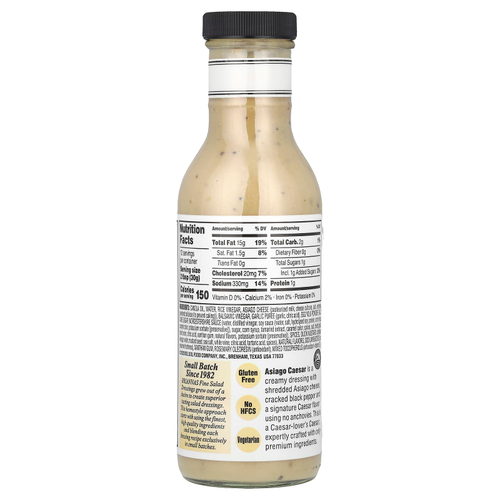 Briannas, Home Style, соус Asiago Caesar, 355 мл (12 жидк. унц.)