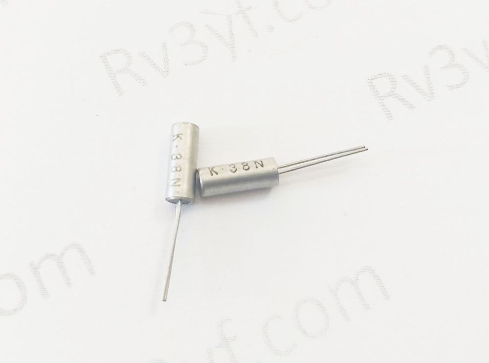 Кварц 38 кГц   3х8 мм, РК308,  12,5 пФ