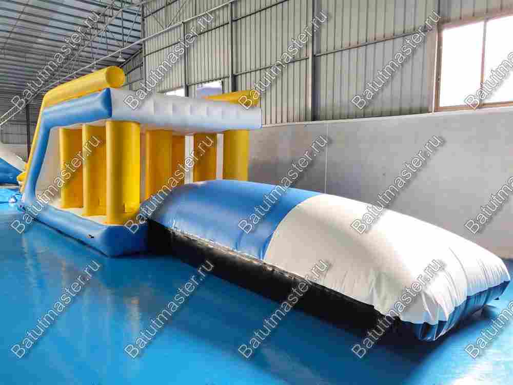 Катапульта Блоб с вышкой «Аква взлёт» 4×3×3 м, блоб 6×2 м