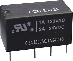 Реле HJR1-2C L12V 0.5A 120VAC 2A 24VDC
