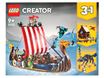 Конструктор LEGO Creator 31132 Корабль викингов и Змея Мидгарда