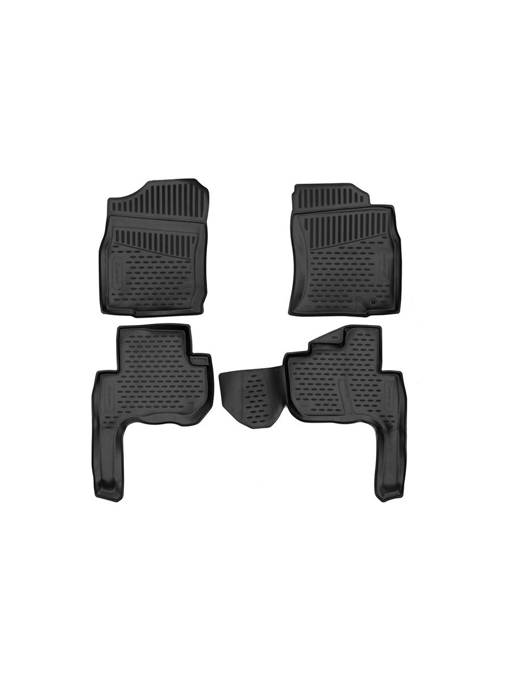 Коврики в салон для TOYOTA Land Cruiser Prado 1996- правый руль, 4 шт. (полиуретан) ELEMENTAN0222210