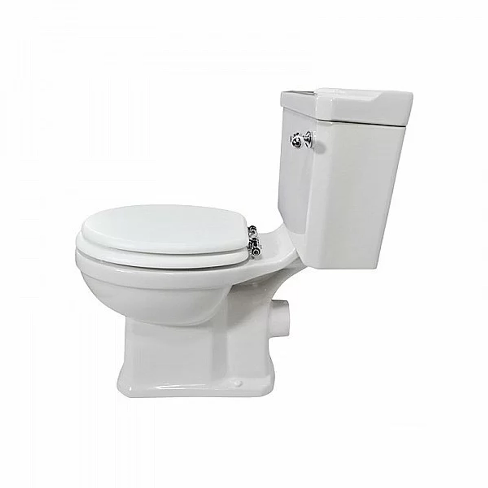 Унитаз Magliezza Retro 7011 белый/хром, с бачком