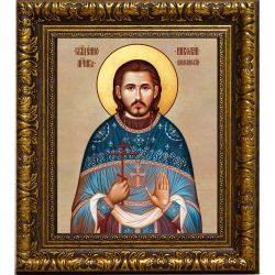 Николай Амассийский священномученик. Икона на холсте.
