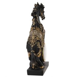 GAEM Фигурка декоративная "Лошадь" с часами (AAAx1,н/п), L15 W5 H22 см