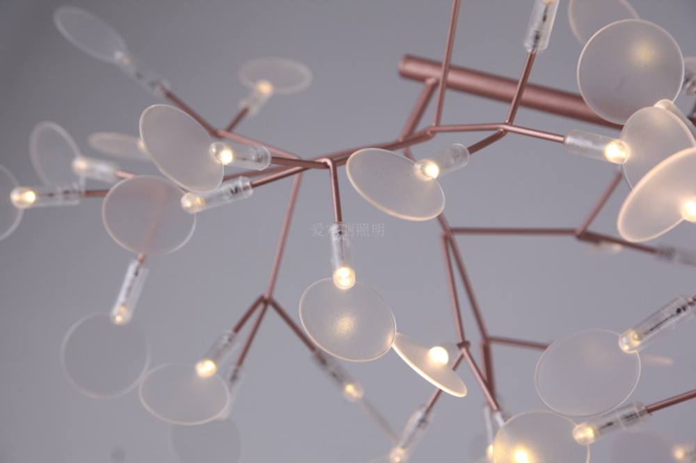 Pendant design lamp  Heracleum II by Moooi (Brass,  D50 cm)