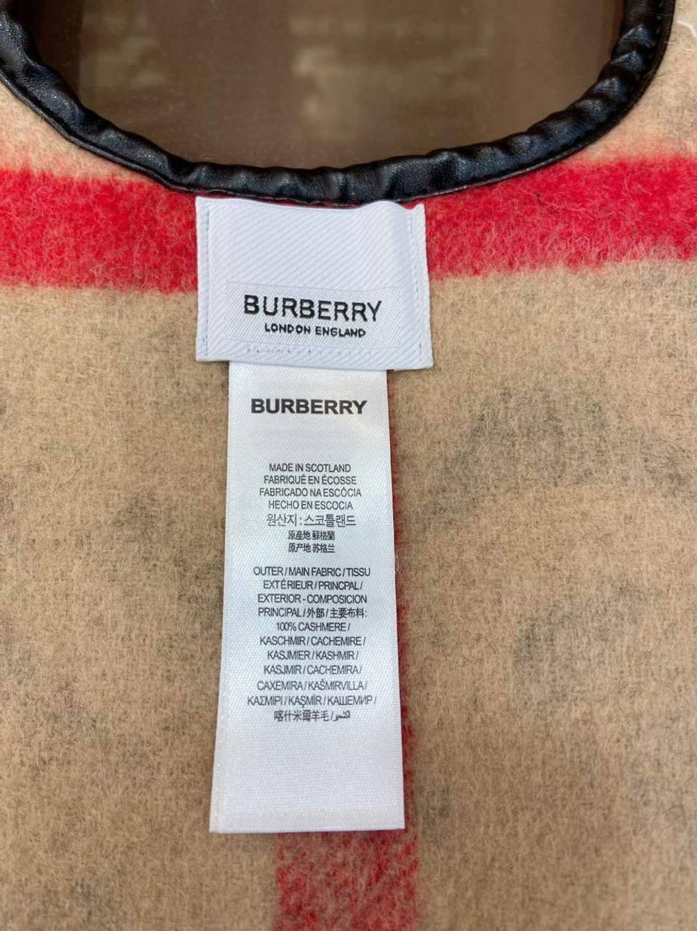 Пончо Burberry
