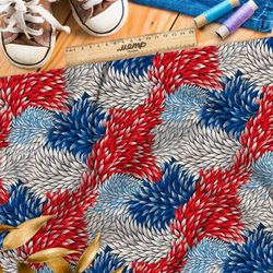 Ткань премиум Оксфорд 600D цветочный салют