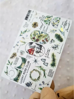 Lucky Rose Слайдеры наклейки для ногтей Foil 163