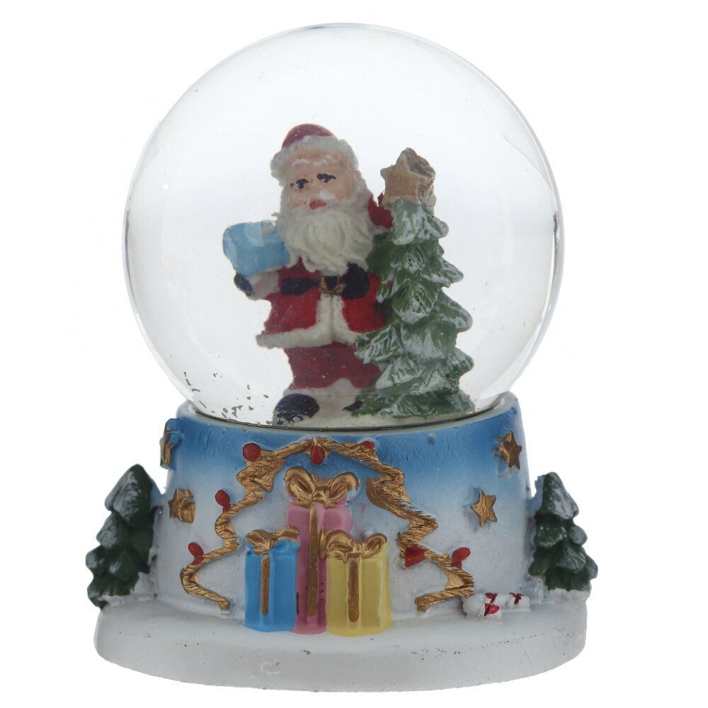 GAEM Фигурка декор в стекл шаре "Дед Мороз/Снеговик", D 4.5 см, L5,5 W5 H6 см, 2в.