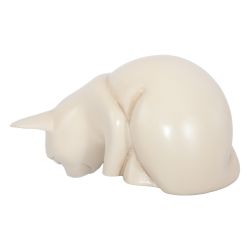 Статуэтка Кошка на полку Айвори