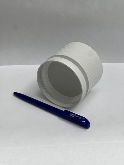 Светильник накладной GX53 граненый с кольцом Белый 21009