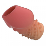 Рельефная насадка «Matias» с открытой головкой телесный