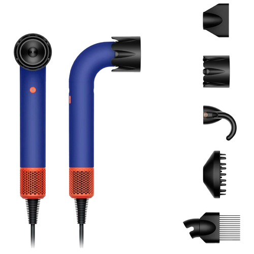 Фен Dyson Supersonic R Pro HD18 Professional, Vinca Blue / Topaz Orange (Синий / Оранжевый топаз)