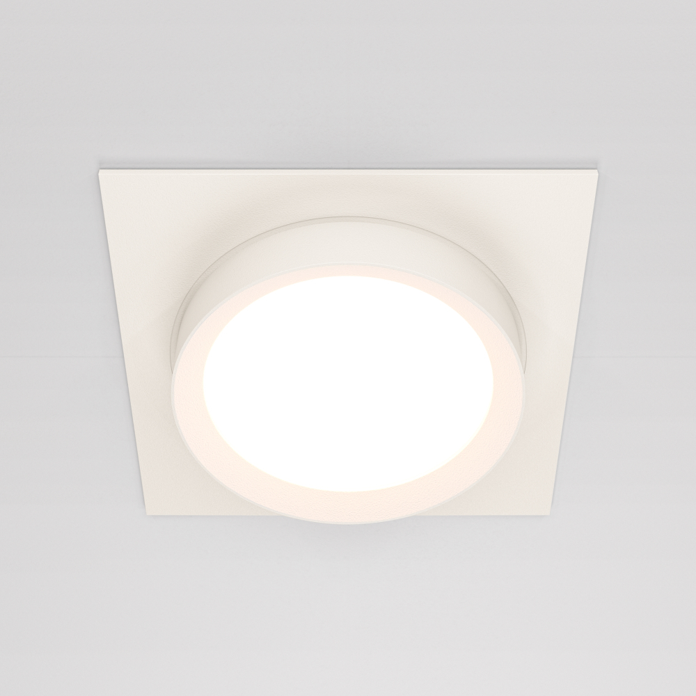 Встраиваемый светильник Maytoni Hoop DL086-GX53-SQ-W