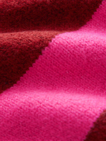 Джемпер с воротником для девочки Next B69-180, Бордовый, Розовый