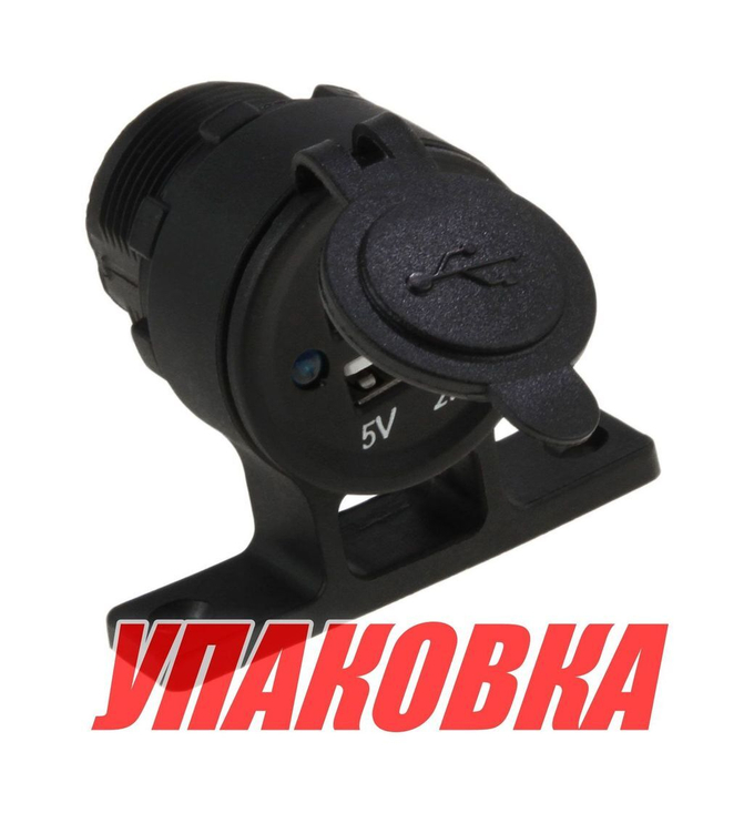 Разъем USB 5В 3.1А для крепления под приборную панель (упаковка из 25 шт.)