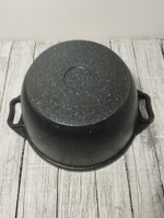 Кастрюля АП 3л стекл крышка Мрамор темный кмт32а