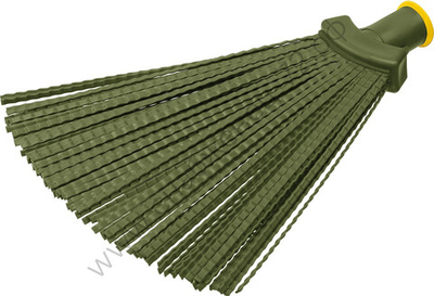 СИБИН 380х240мм, плоская веерная, полипропилен, коническое резьбовое соединение, пластиковая метла (39220)