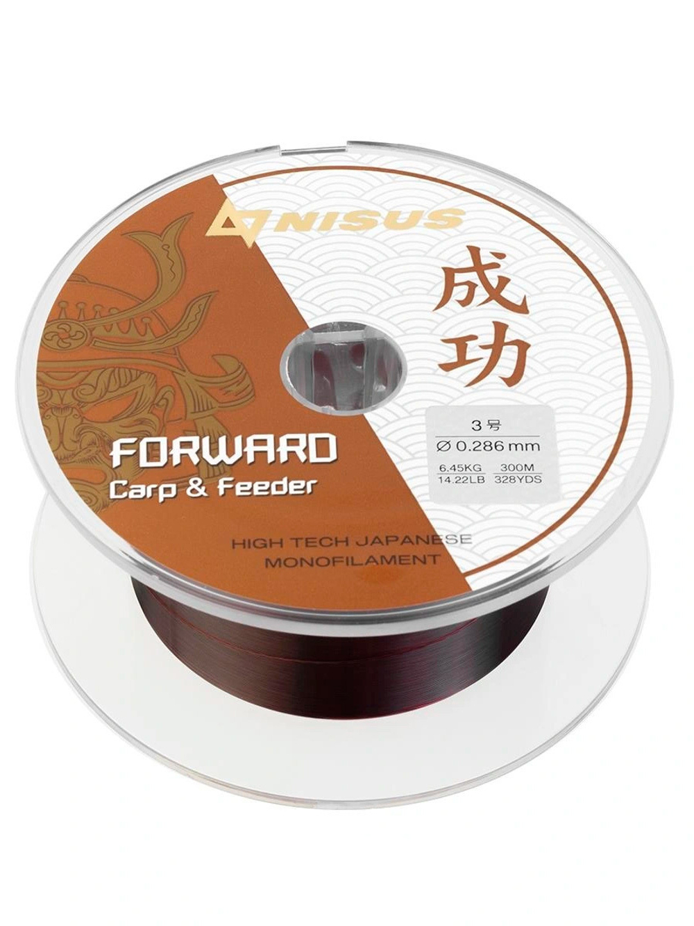 Леска для рыбалки Nisus FORWARD Carp&Feeder brown Nylon 0,437mm/150m (N-FCF-0437-150)