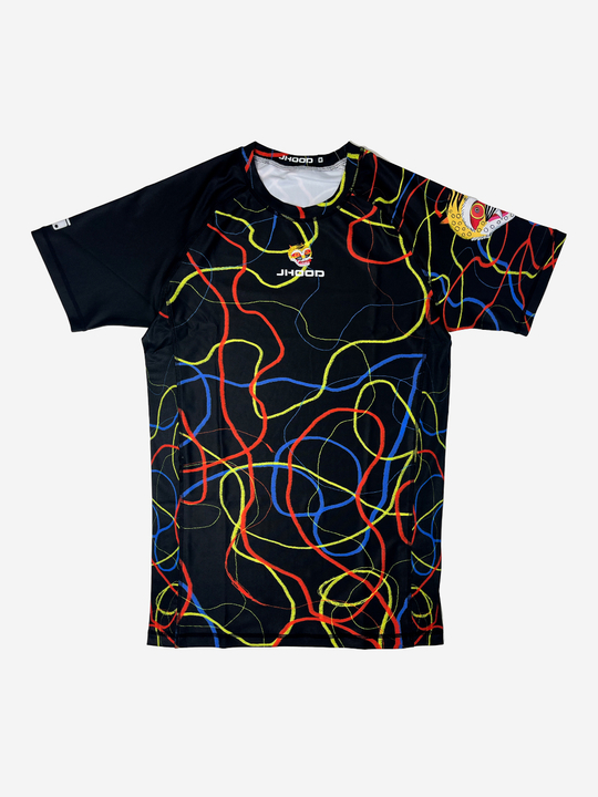 Рашгард JHOOD X MALI Collaboration - Multi Black