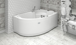 Акриловая ванна Radomir Vanessa (Радомир Ванесса) Ирма 149х96 R, с каркасом