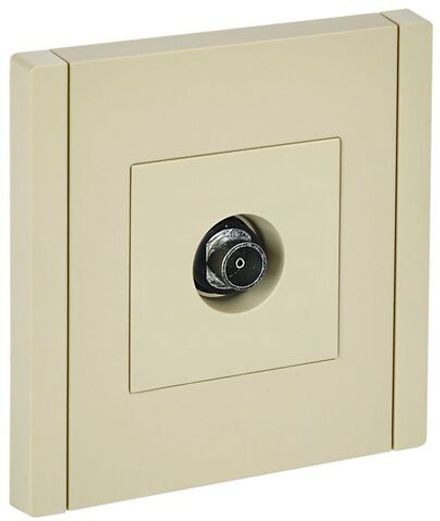 Розетка TV оконечная FORTE&PIANO FP428 ваниль IEK FP-A10-O-K10