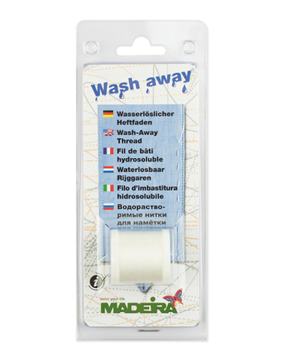 Нитки для наметки водорастворимые WASH AWAY, 200 метров, MADEIRA