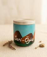 Этно свеча с ручной росписью «Джеты-Огуз»