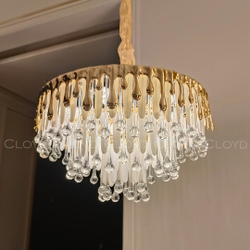 Люстра Cloyd CAPULETTI C9 / Ø49 см - золото (арт.11204)