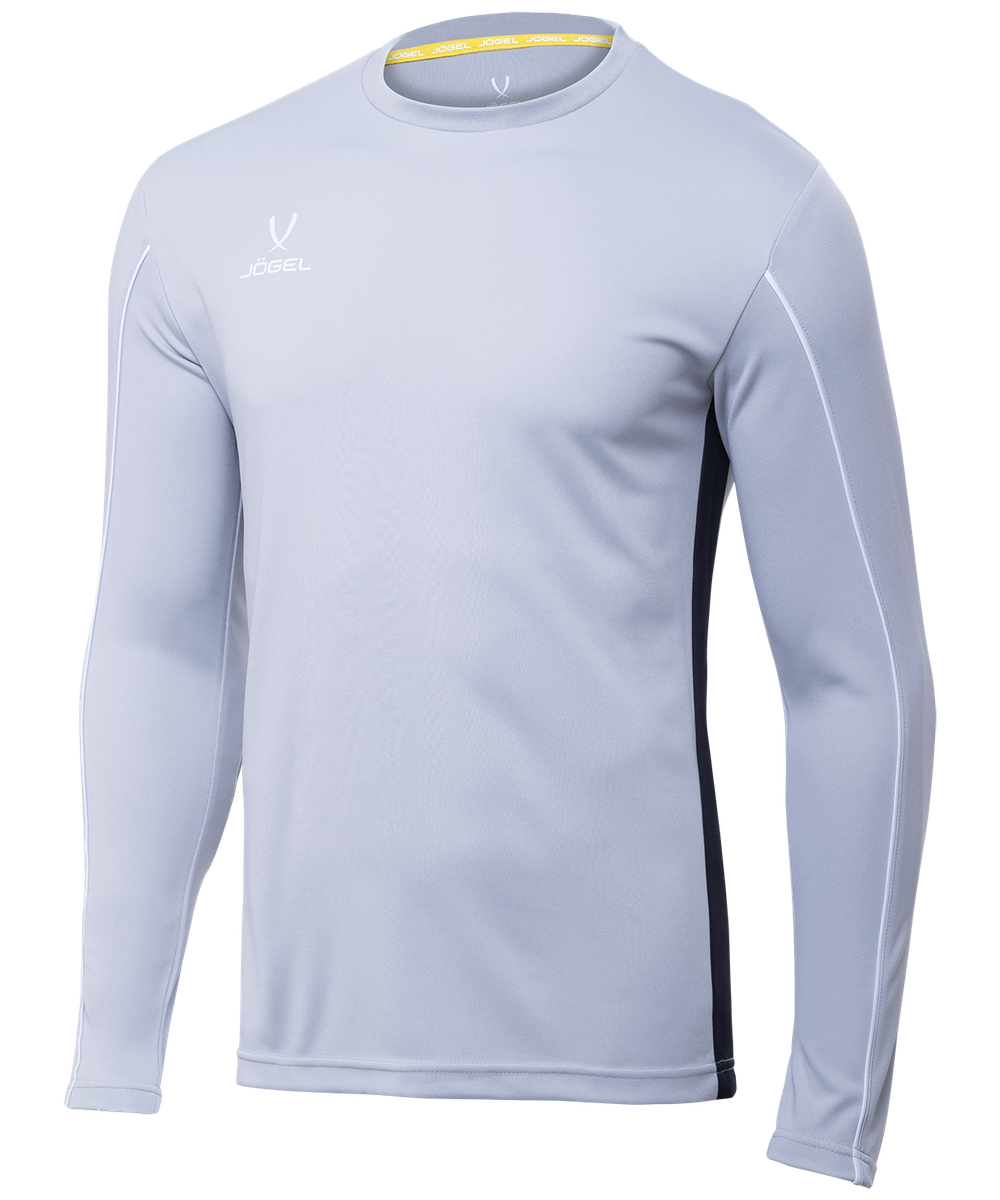 Футболка вратарская CAMP GK Padded LS, серый/черный/белый, детский