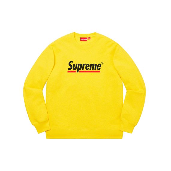 Supreme SS20 Week 2 Underline Crewneck logo