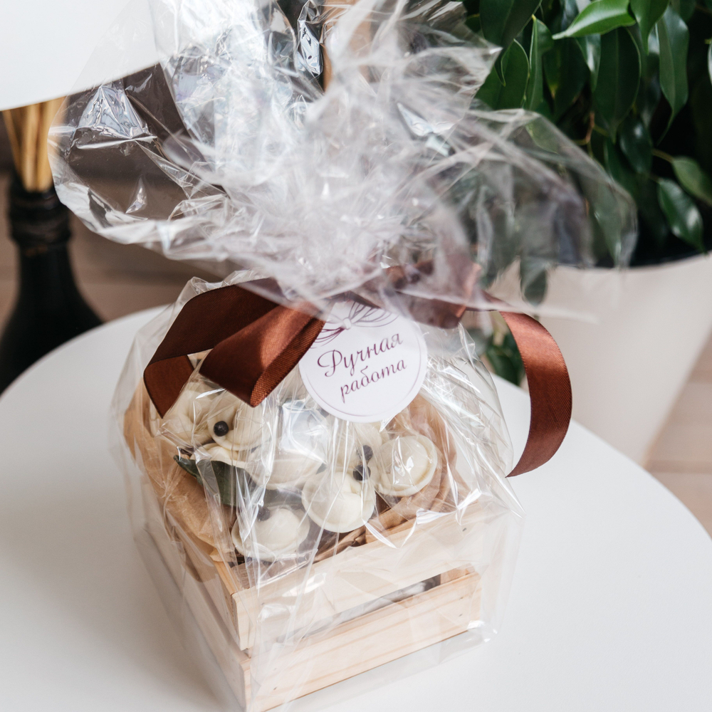 Шоколадные пельмени "Вкус Любви" 12 шт с начинкой, подарок мужчине на 23 февраля.