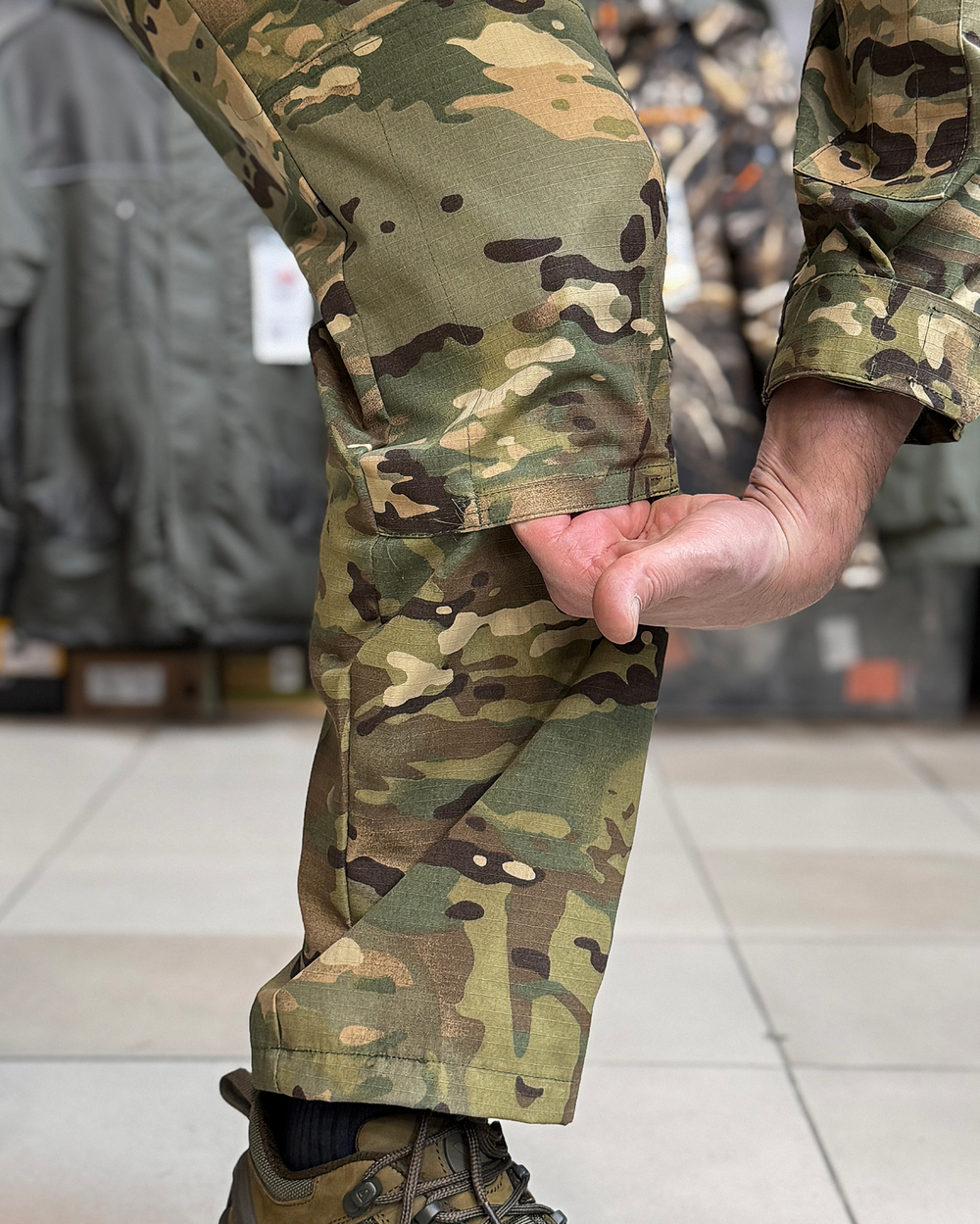 Тактический костюм ACU летний — Мультикам, износостойкий Rip-Stop