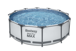 Каркасный бассейн Bestway 366х100 см + фильтр-насос 2006 л/ч, лестница (56418 BW)