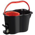 Набор для уборки Торнадо MopM-24 (ведро с педальным отжимом, швабра 123см, 2 насадки из микрофибры)