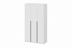 Шкаф распашной (5 полок + штанга) ШК 5 (1200), Белый