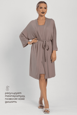 Пеньюар Шелк вискозы (латте) П14486-52М LT Collection