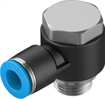 QSLV-G1/4-8-50 Угловой штуцер с цанговым зажимом и резьбой
