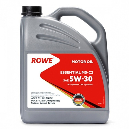 Масло моторное ROWE ESSENTIAL SAE 5W-30 MS-C2  (5л)