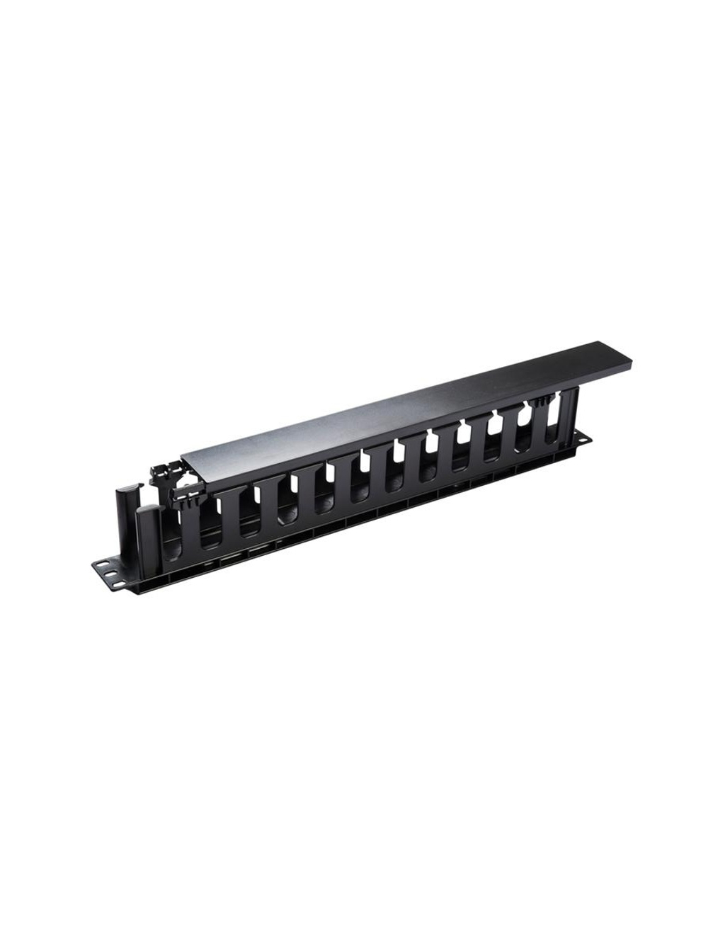 Органайзер кабельный 19дюйм 1U с крышкой TOKOV ELECTRIC TKE-CM-1U-PC