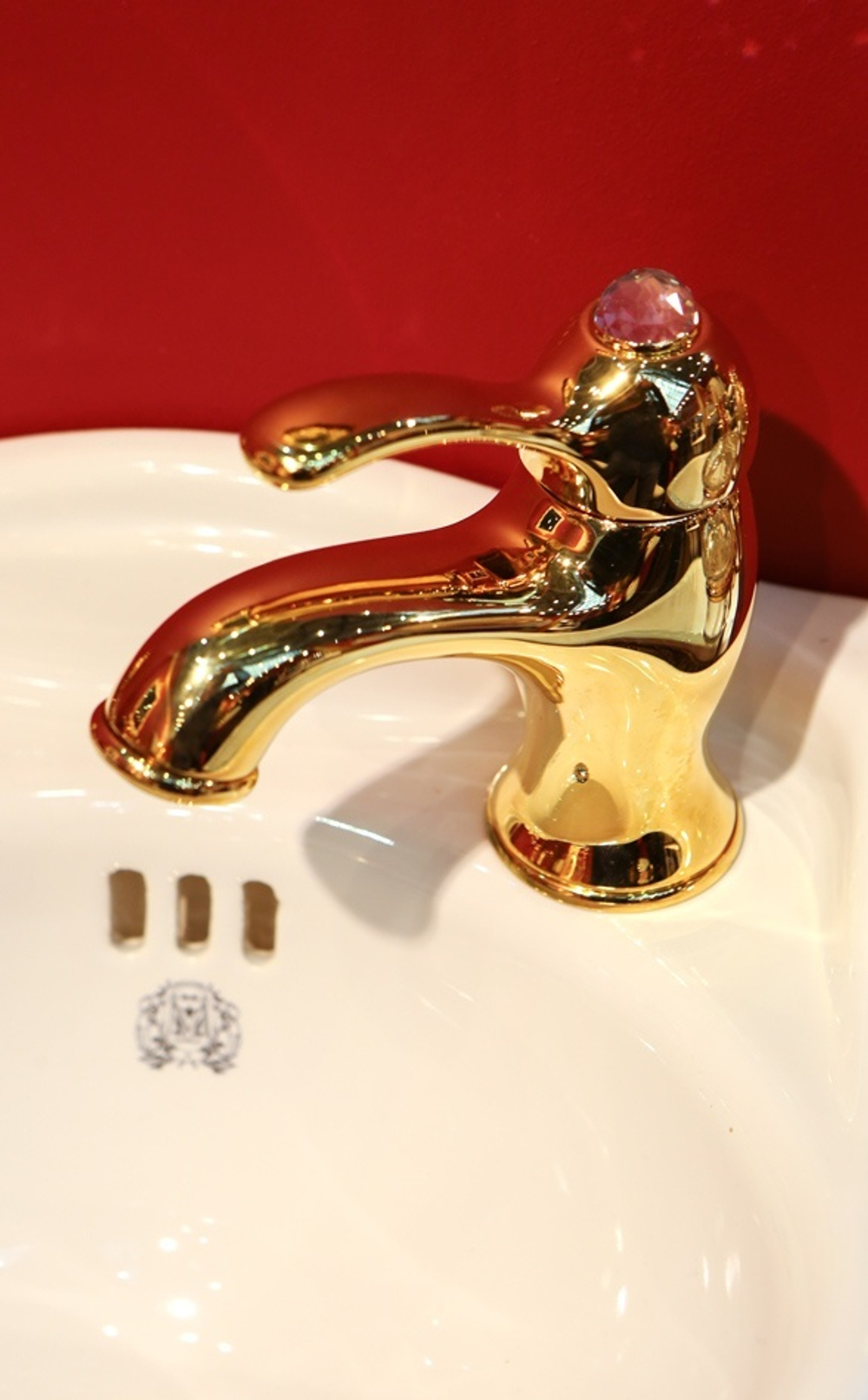 Смеситель для раковины Migliore Lem Crystal 18893 золото