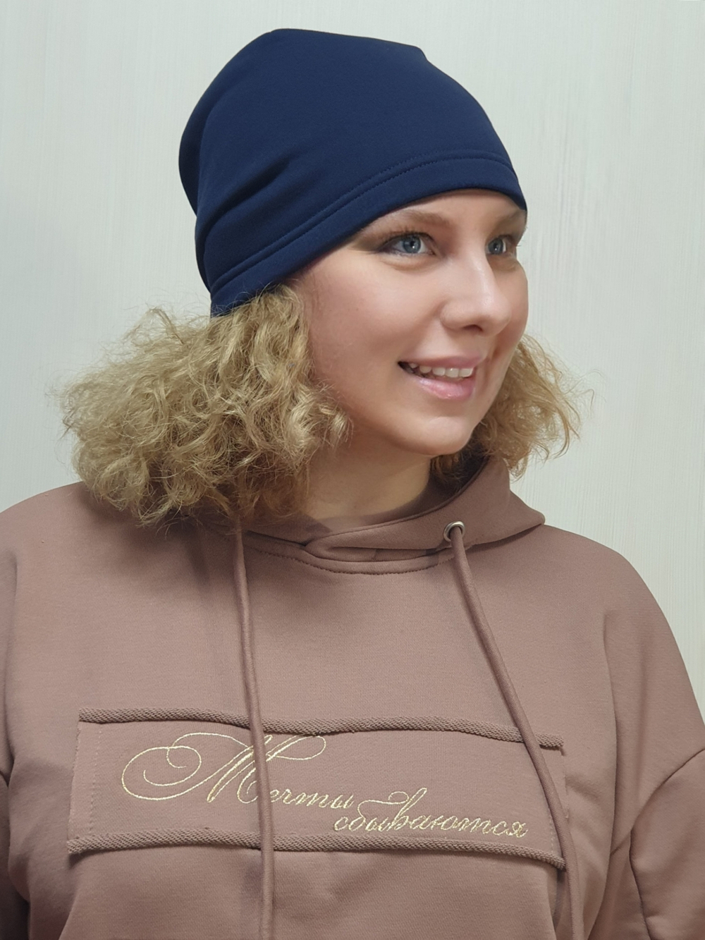 Шапка МИШЕЛЬ хлопковая утепленная