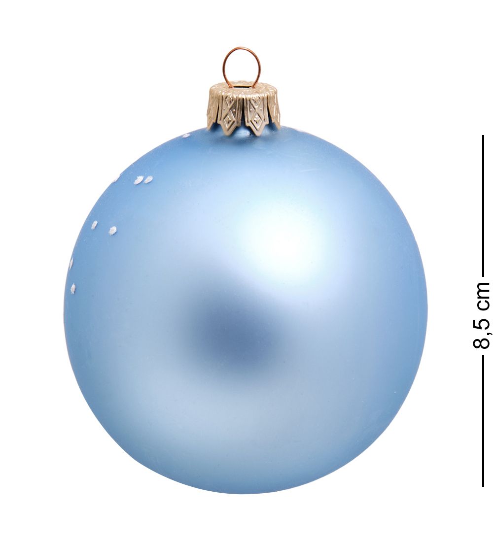 Элита НФШ-1049 Ел. украшение Шар «Девочка с медвежонком» 85 мм