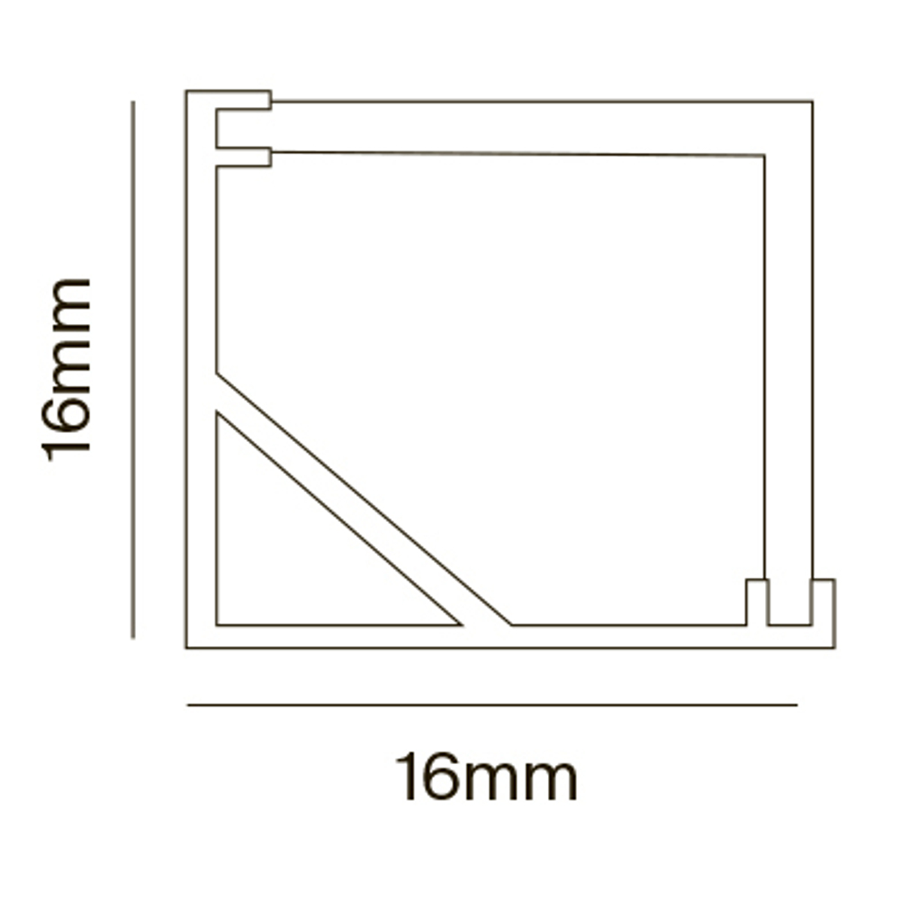 Профиль Led Strip ALM009S-2M