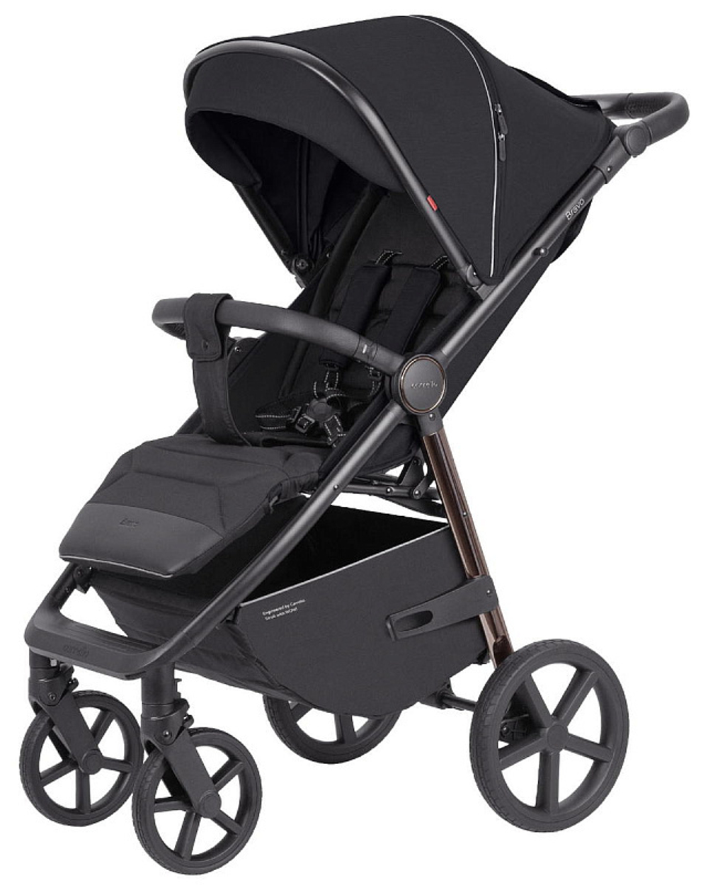 Коляска прогулочная Carrello Bravo Plus CRL-5515, Jet Black